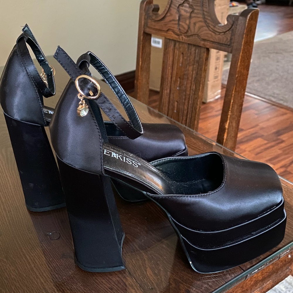 Black Platform Heels